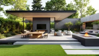 Integrating dining and lounge areas to enhance outdoor living experiences.